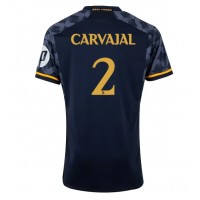 Fotbalové Dres Real Madrid Daniel Carvajal #2 Venkovní 2023-24 Krátký Rukáv